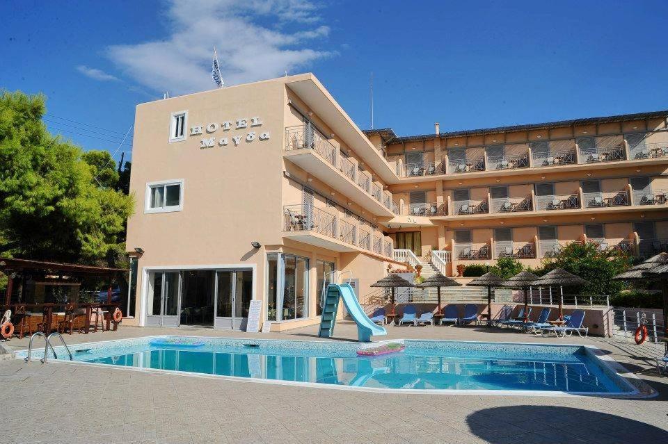 Hotel Magda Agía Marína Exterior foto